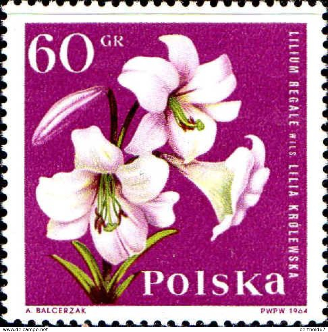 Pologne Poste N** Yv:1394/1405 Fleurs Manque 1395 - Nuovi