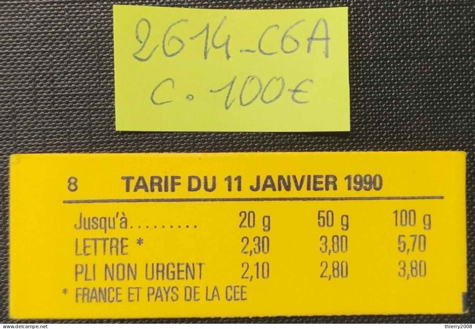 Carnet N° 2614-C6A Conf. 8 Neuf ** Gomme D'Origine  TTB - Modern : 1959-…