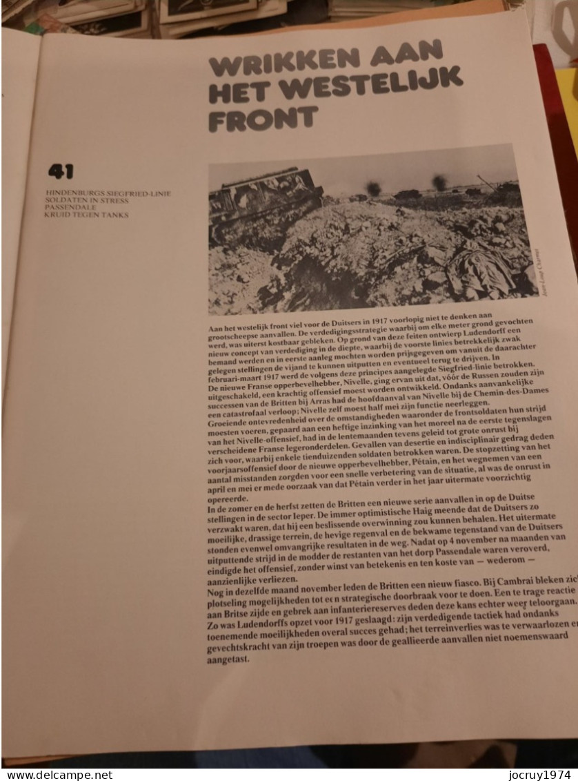 Tijdschrift 14-18 Nr 41 Wrikken Aan Het Westelijk Front - Nederlands