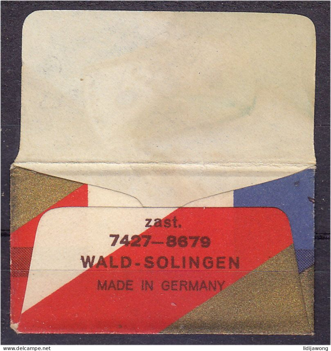 "SOKO (modell 1935)" Razor Blade Old Vintage WRAPPER - Cover Only (see Sales Conditions) - Scheermesjes