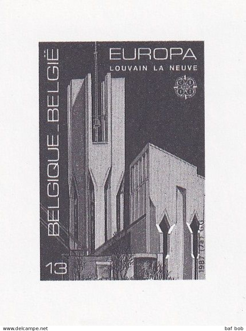 Europa CEPT 1987 ,  Zeldzaam , Slechts 70 Exemplaren Werden Gedrukt - Ministerial Proofs [MV/FM]