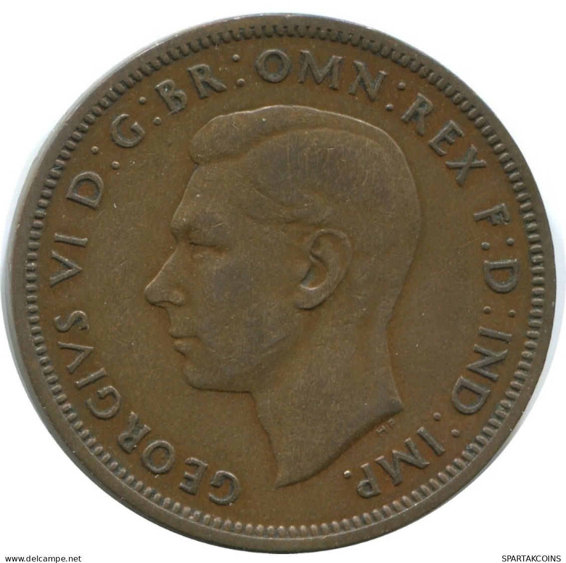 HALF PENNY 1948 UK GBAN BRETAÑA GREAT BRITAIN Moneda #AG823.1.E.A - C. 1/2 Penny