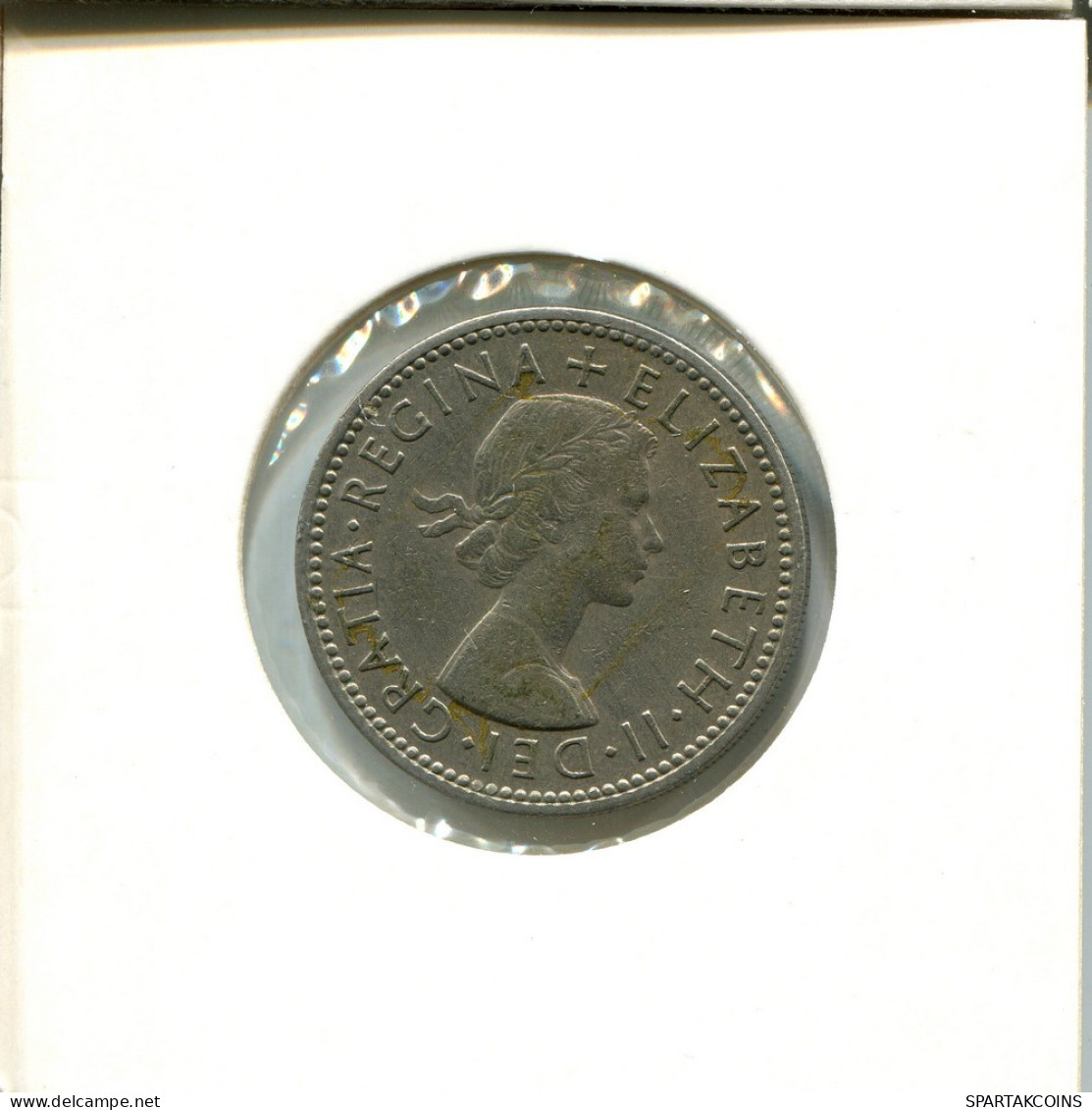 SHILLING 1956 UK GRANDE-BRETAGNE GREAT BRITAIN Pièce #BB097.F.A - I. 1 Shilling