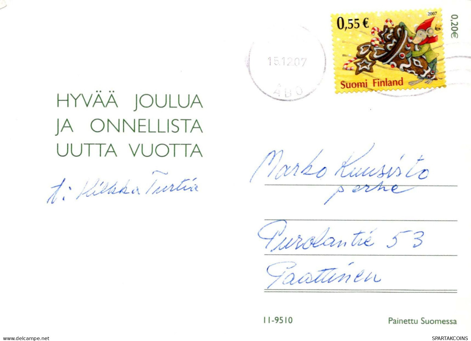Feliz Año Navidad IGLESIA Vintage Tarjeta Postal CPSM #PAY355.A - Nieuwjaar