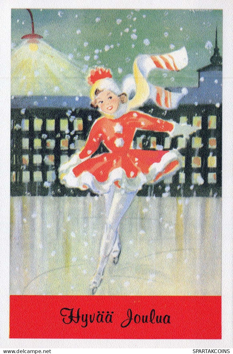 Buon Anno Natale BAMBINO Vintage Cartolina CPSM #PAY241.A - Año Nuevo