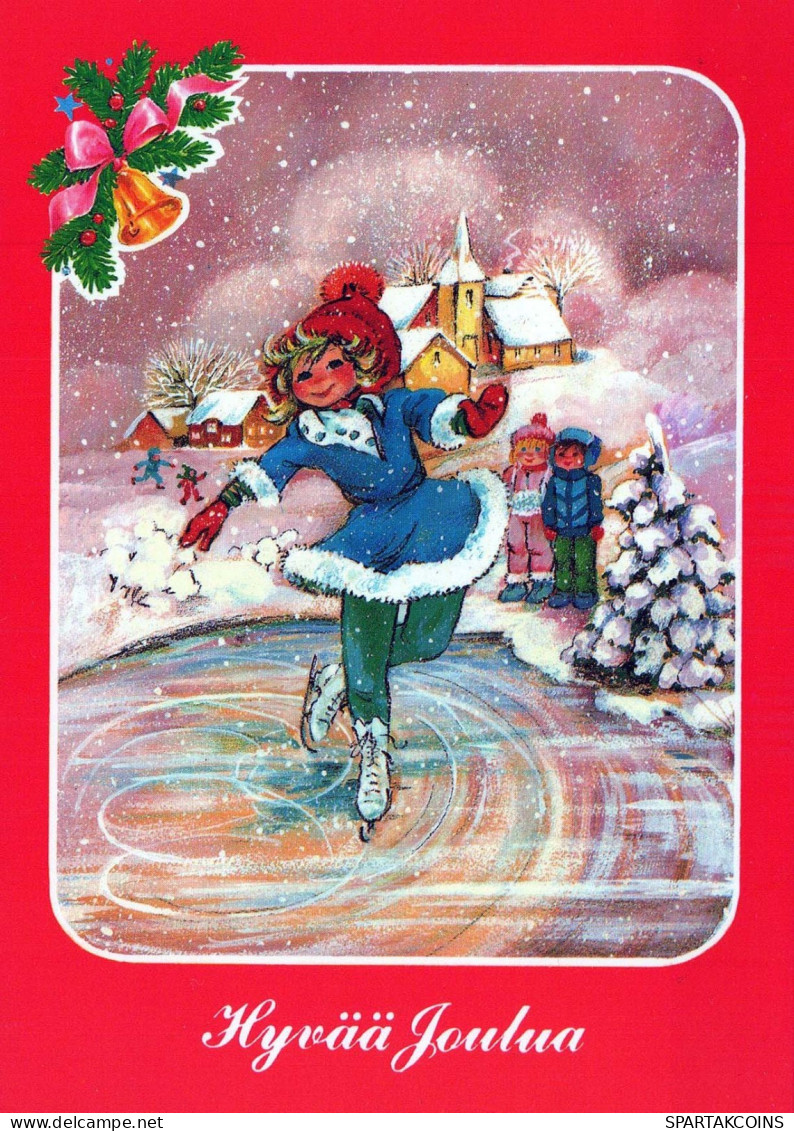 Neujahr Weihnachten KINDER Vintage Ansichtskarte Postkarte CPSM #PAY243.A - New Year