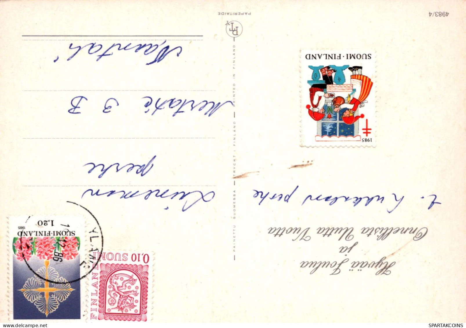 Feliz Año Navidad NIÑOS Vintage Tarjeta Postal CPSM #PAW819.A - Neujahr