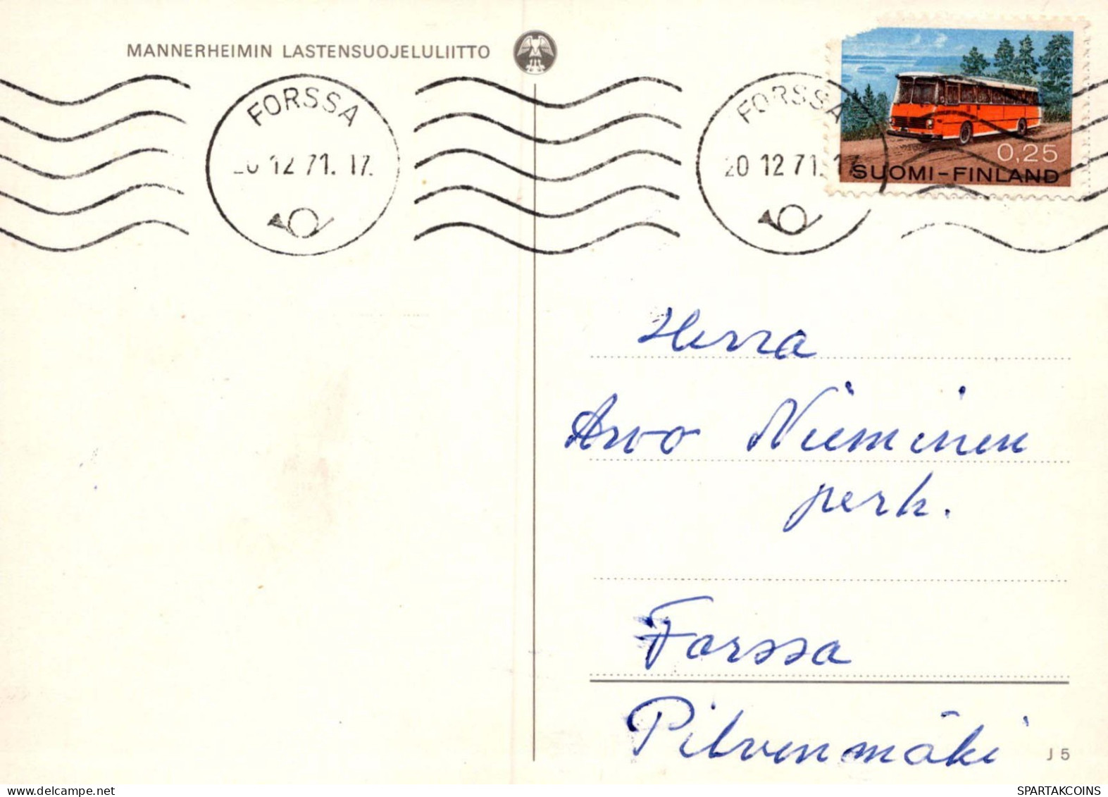 Feliz Año Navidad Vintage Tarjeta Postal CPSM #PAU787.A - Anno Nuovo