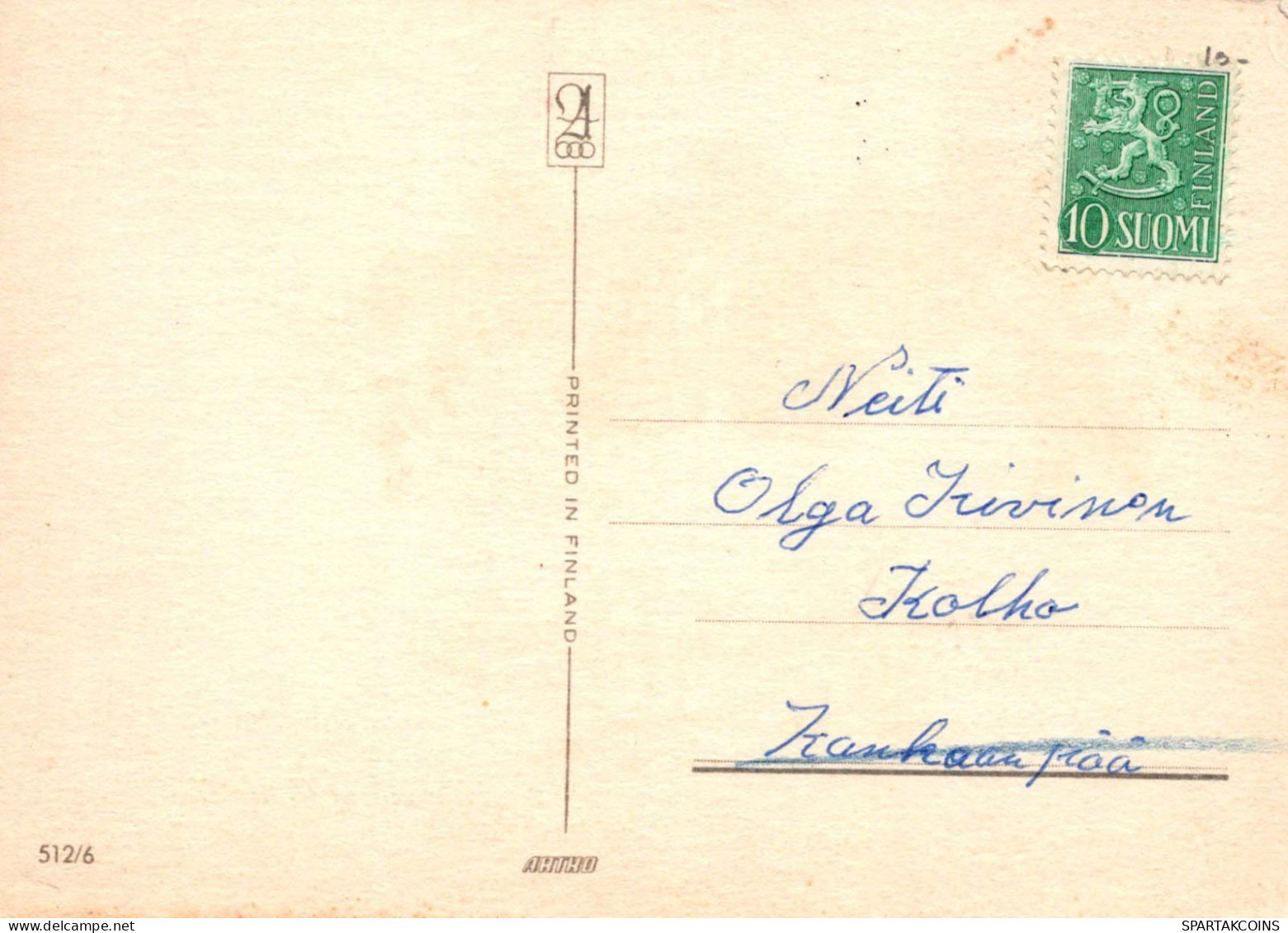 Feliz Año Navidad CAMPANA Vintage Tarjeta Postal CPSM #PAT441.A - Anno Nuovo