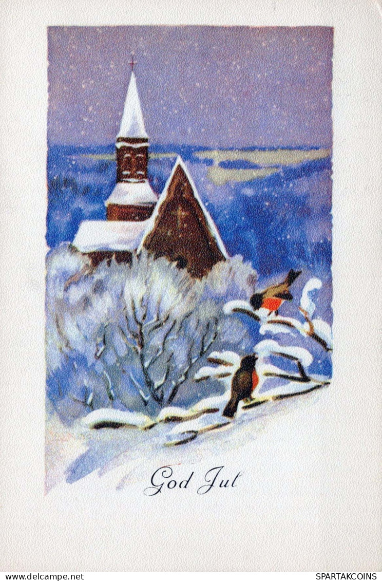 Feliz Año Navidad Vintage Tarjeta Postal CPSM #PBM835.A - Año Nuevo