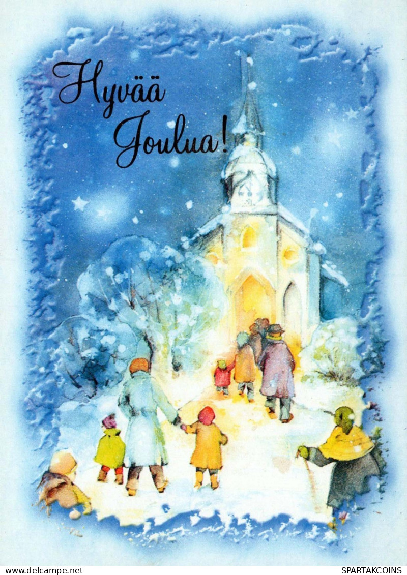 Feliz Año Navidad Vintage Tarjeta Postal CPSM #PBN006.A - Anno Nuovo
