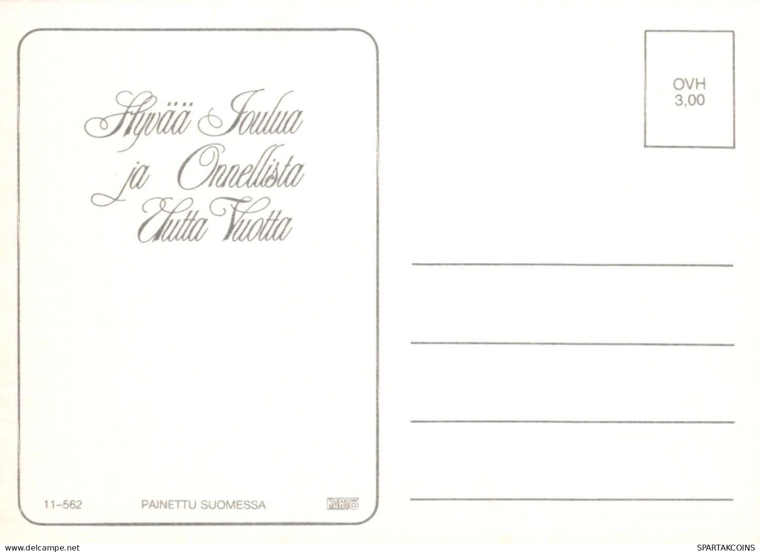 Feliz Año Navidad CABALLO Vintage Tarjeta Postal CPSM #PBM425.A - Nouvel An