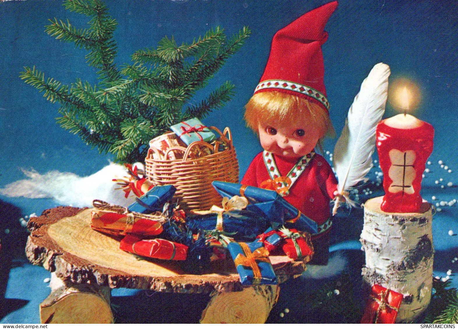 Neujahr Weihnachten KINDER Vintage Ansichtskarte Postkarte CPSM #PBM193.A - Neujahr