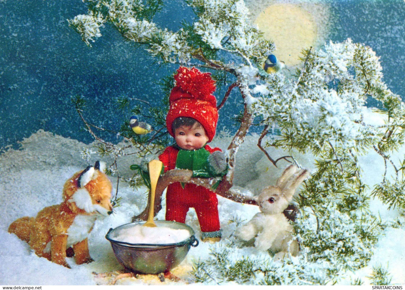 Neujahr Weihnachten KINDER Vintage Ansichtskarte Postkarte CPSM #PBB001.A - Año Nuevo