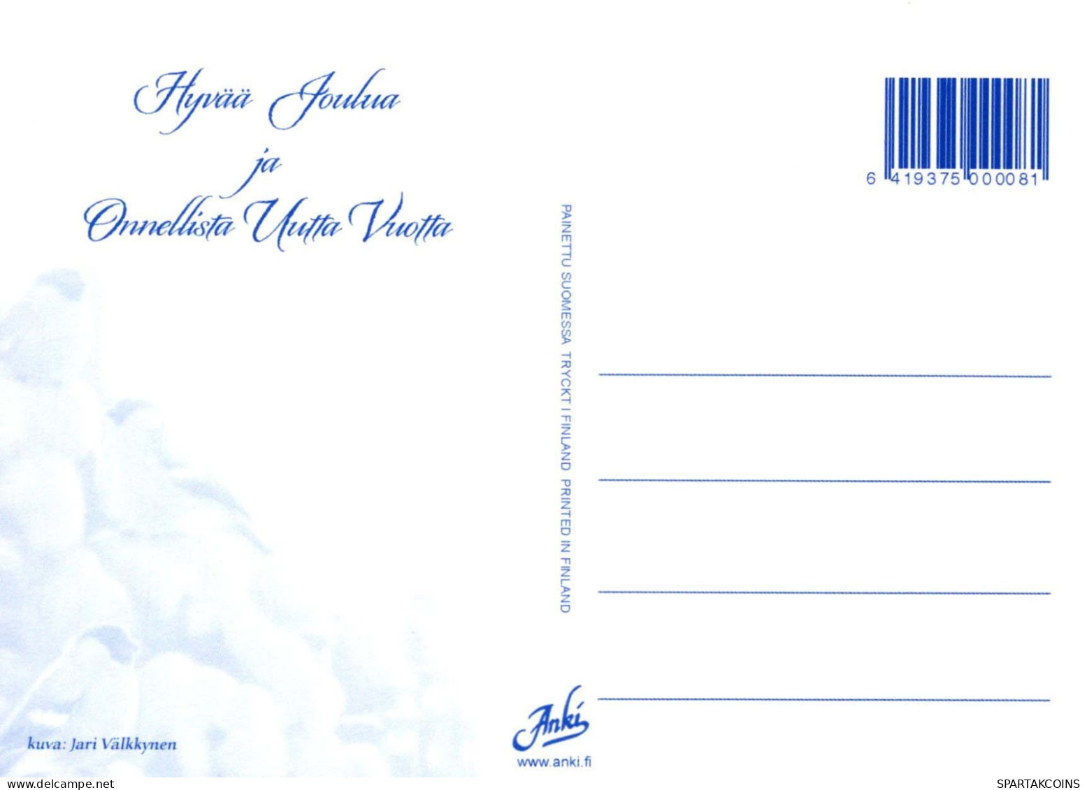 Feliz Año Navidad PÁJARO Vintage Tarjeta Postal CPSM Unposted #PBA577.A - Año Nuevo