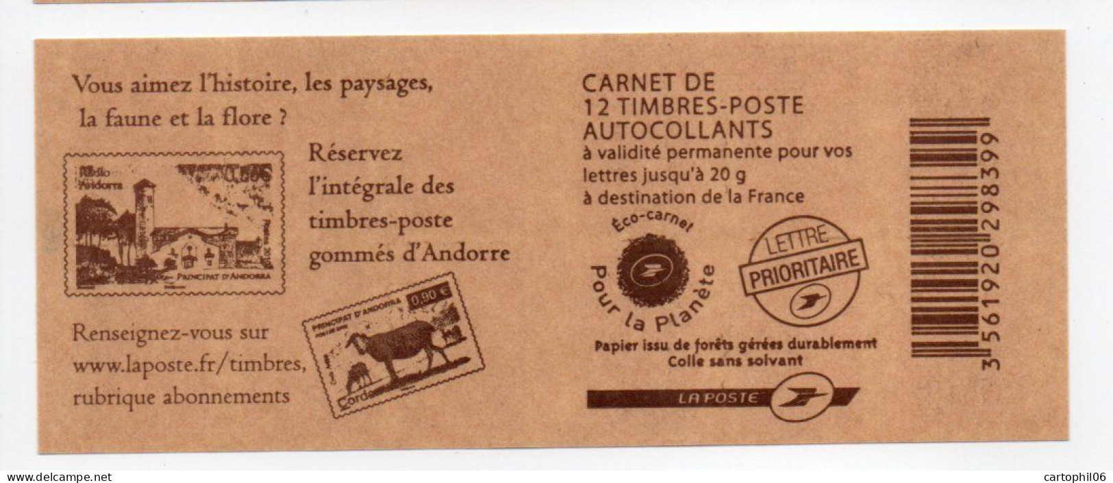 - FRANCE Carnet 12 Timbres Prioritaires Marianne De Beaujard - Vous Aimez L'histoire... - VALEUR FACIALE 17,16 € - - Moderni : 1959-…