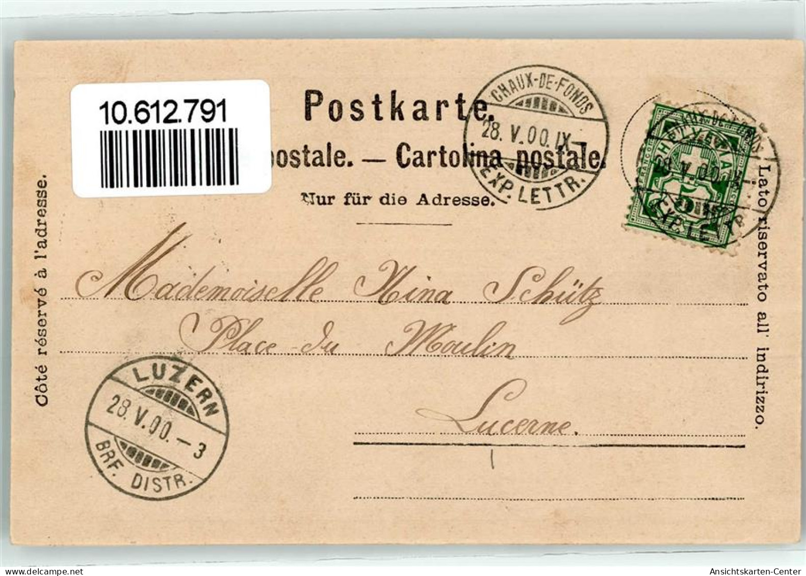 10612791 - La Chaux-de-Fonds - Andere & Zonder Classificatie