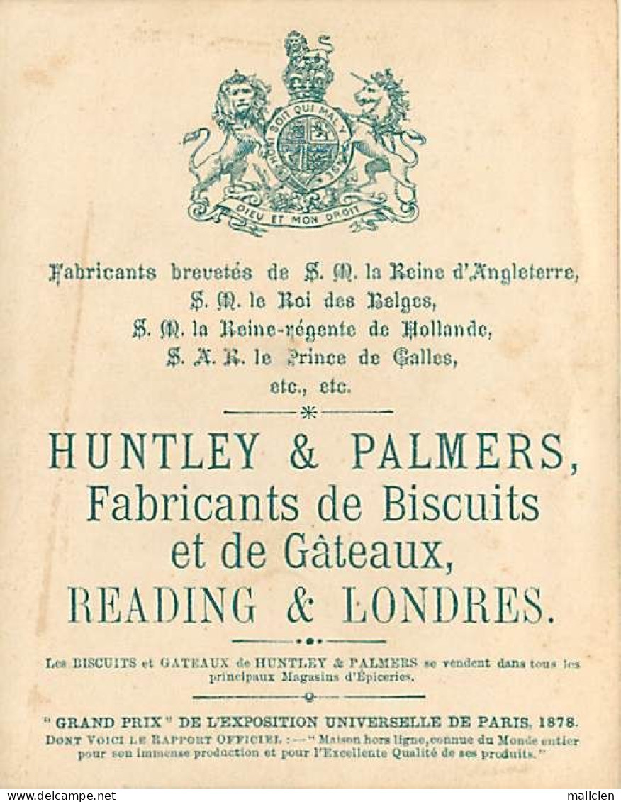 - Chromos -ref-chB948- Biscuits Huntley & Palmers - La Livraison Par Elephant - Inde - India - - Andere & Zonder Classificatie