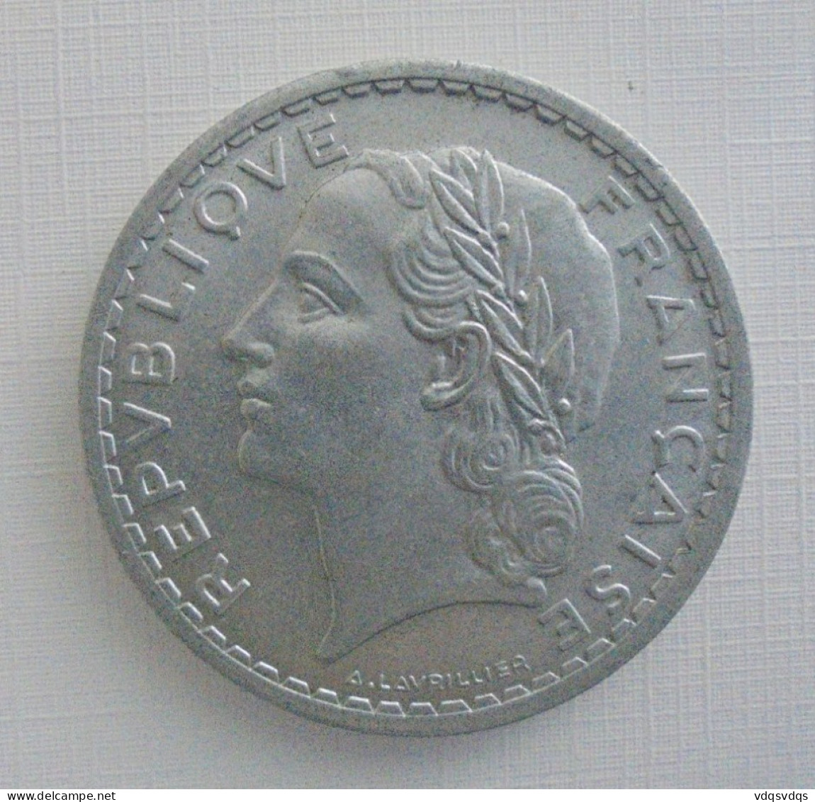 5 FRANCS 1946 ( C) V OUVERT  ALUMINIUM Ref 339/8 TRES RARE En SPL   Pas De Trace ,pas De Rayure Neuve Belle Patine - 5 Francs