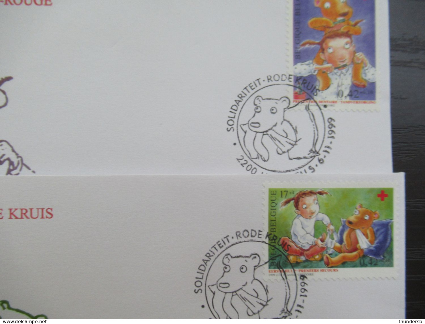 FDC 2851/52 'Rode Kruis' - 1991-2000