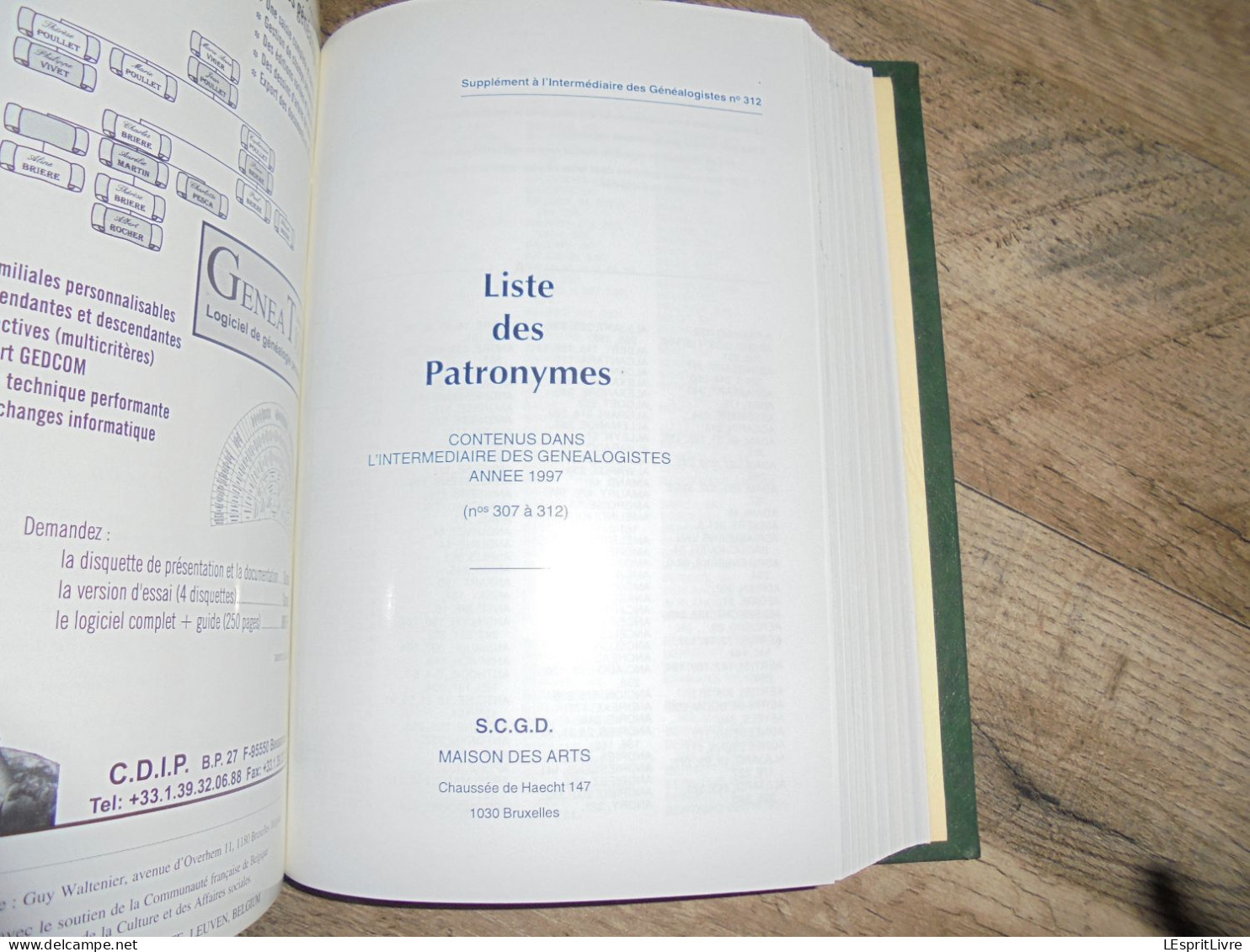 L' INTERMEDIAIRE DES GENEALOGISTES Reliure 1995 1996 Généalogie Régionalisme Héraldique Boeye Struelens Famille Souche