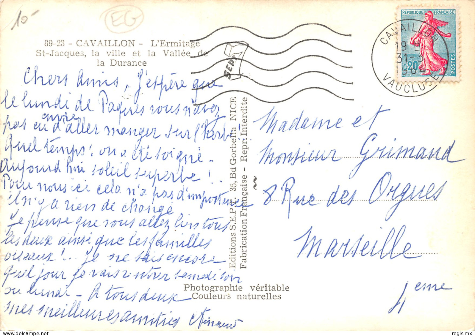 84-CAVAILLON-N°3384-B/0173 - Cavaillon