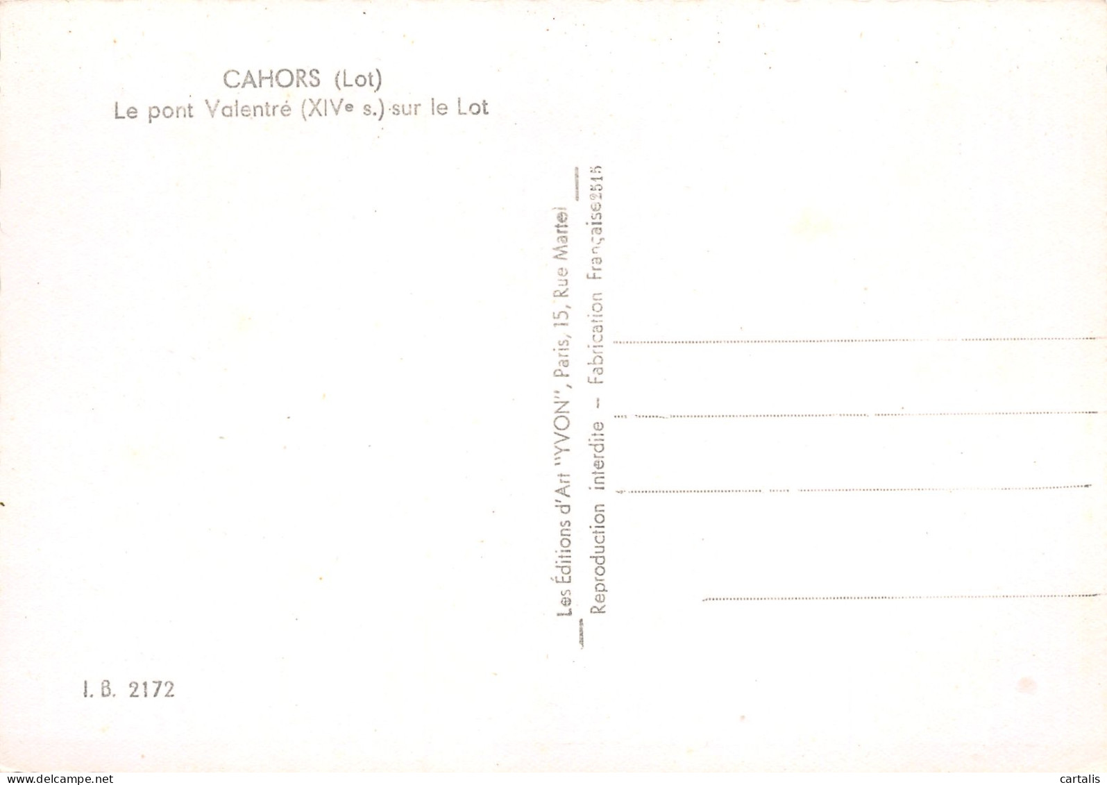 46-CAHORS-N°3754-C/0157 - Cahors