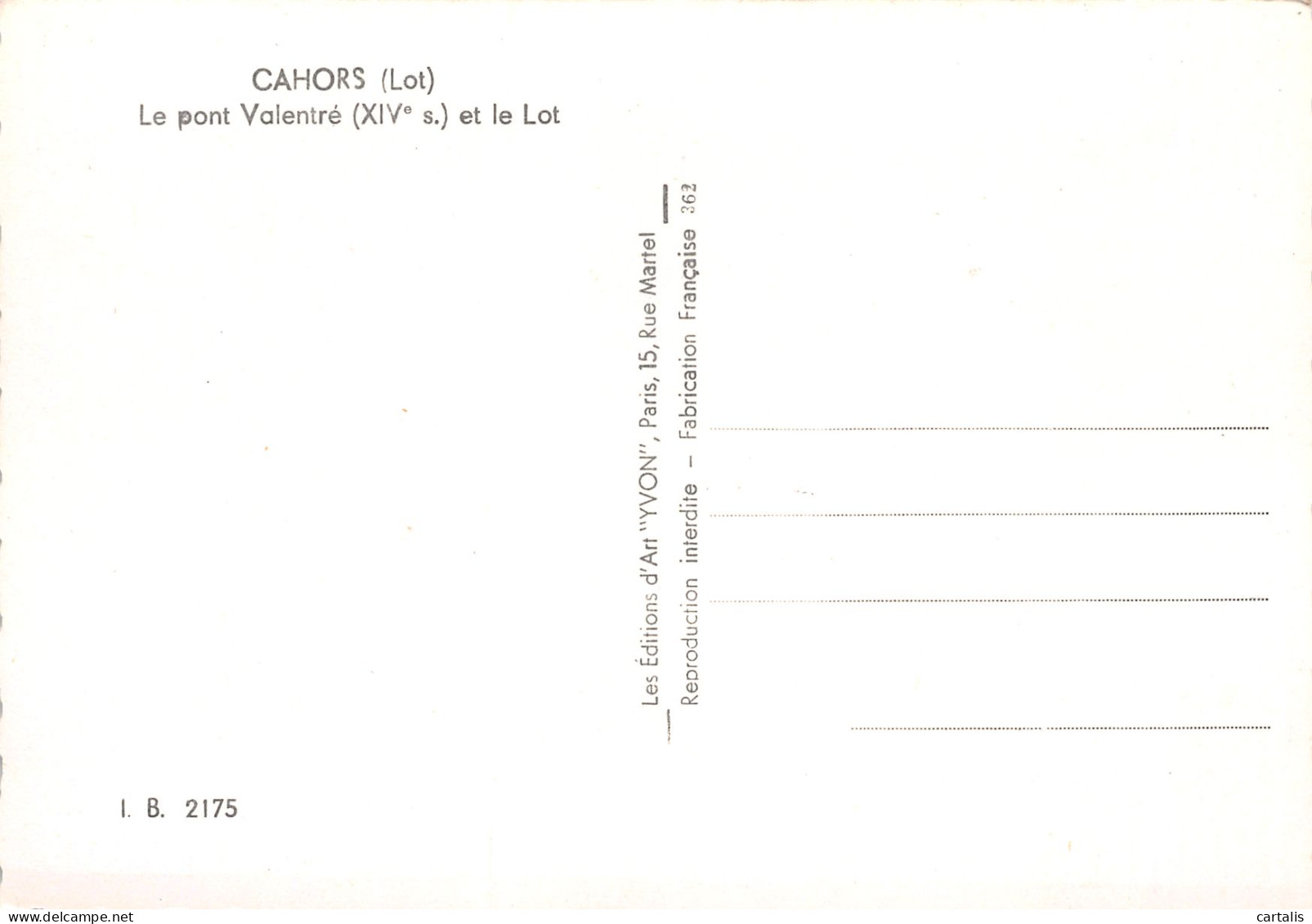46-CAHORS-N°3754-C/0153 - Cahors