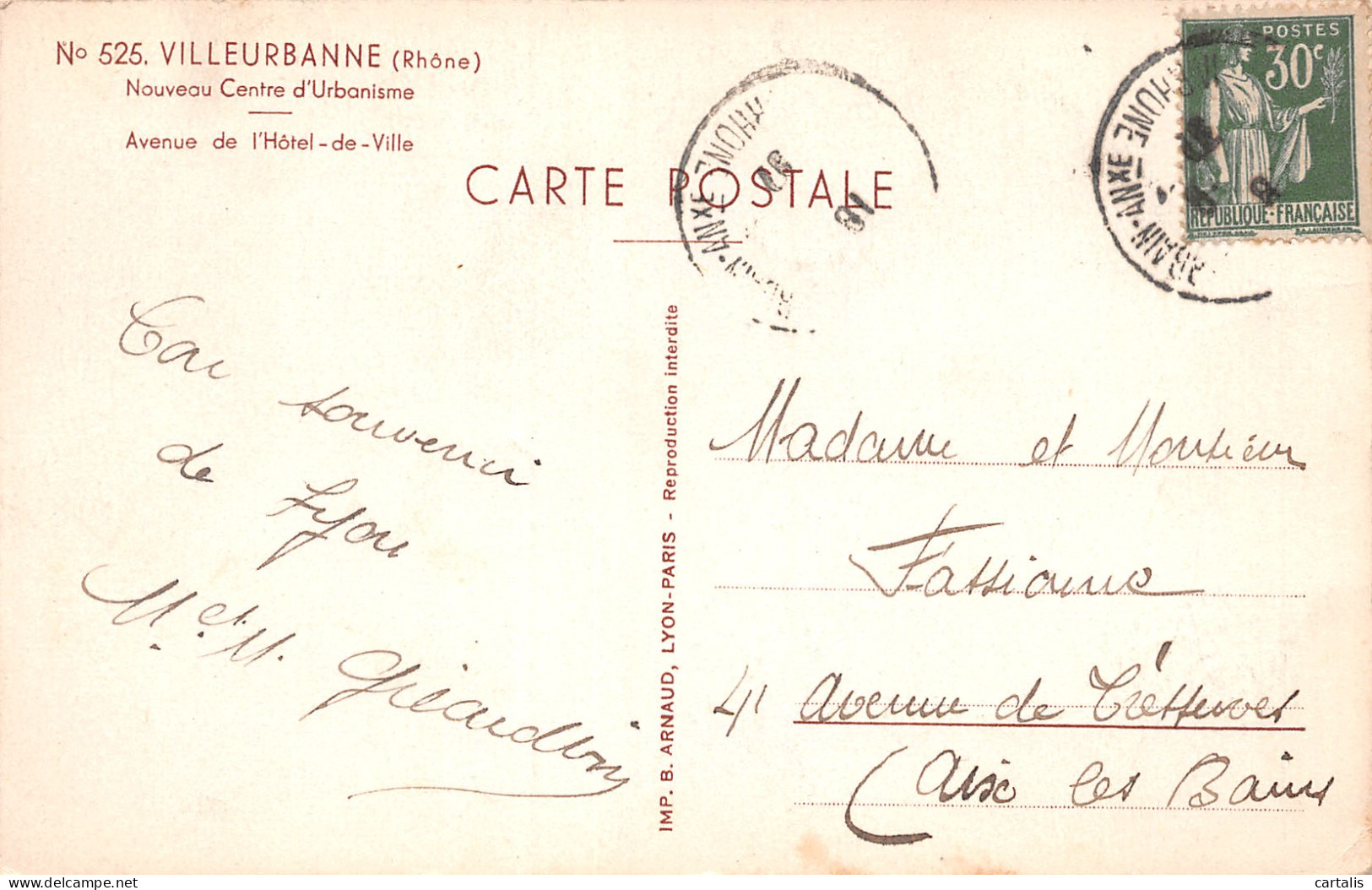 69-VILLEURBANNE-N°3760-E/0119 - Villeurbanne