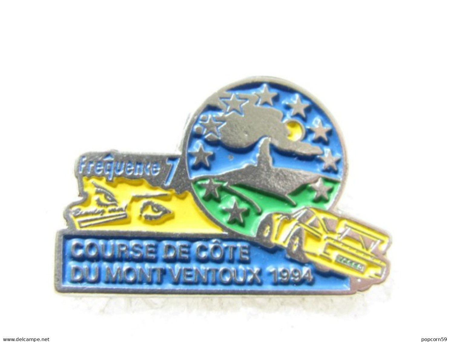 RARE  PIN'S  PORSCHE 935  COURSE DE CÔTE MONT VENTOUX  1994  RADIO FREQUENCE 7 - Porsche