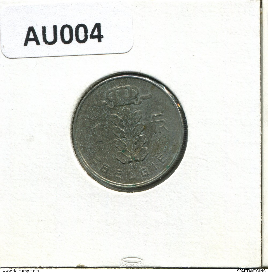 1 FRANC 1965 DUTCH Text BÉLGICA BELGIUM Moneda #AU004.E.A - 1 Franc