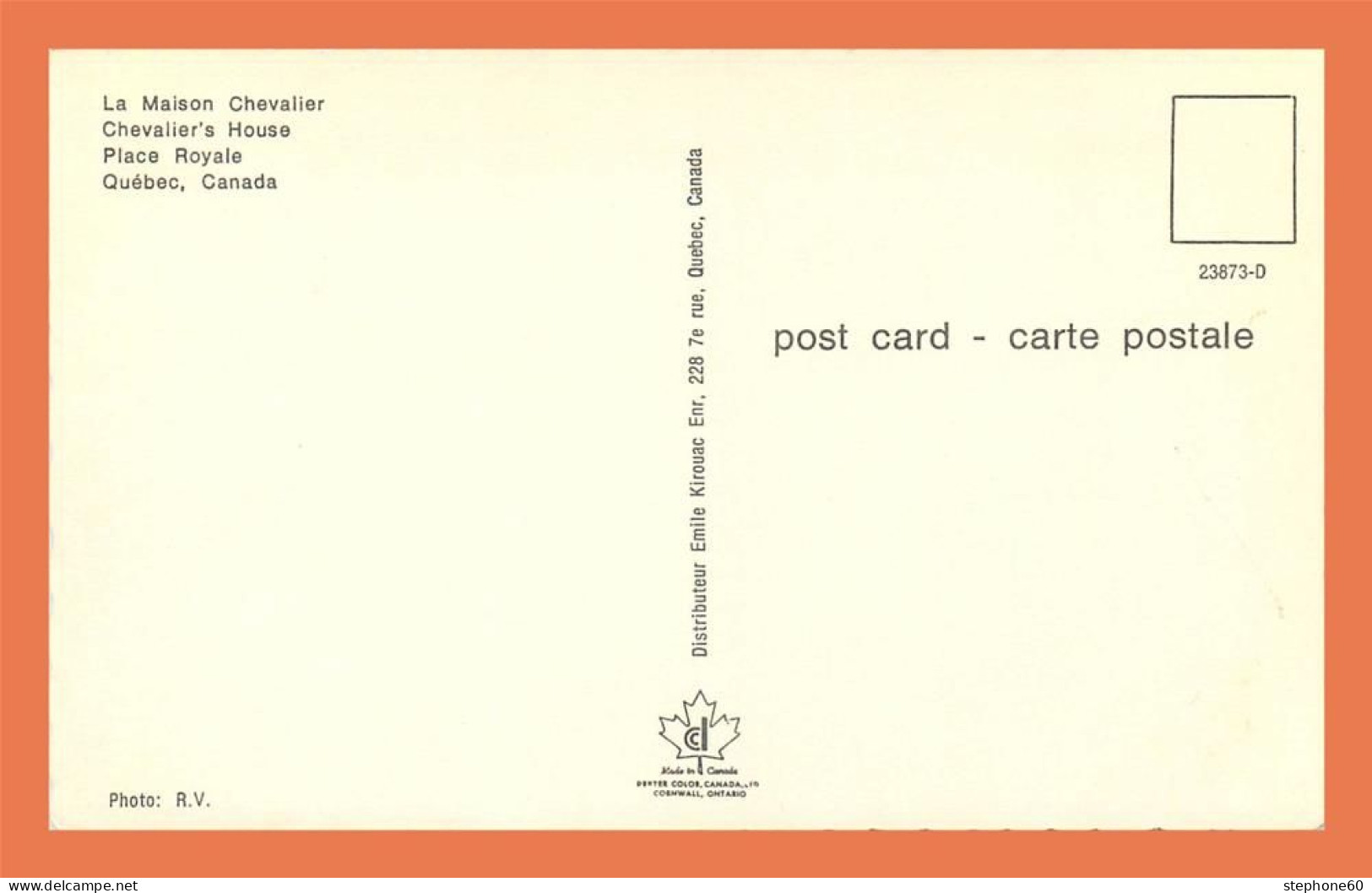 A705 / 555 Maison Chevalier Quebec - Modern Cards