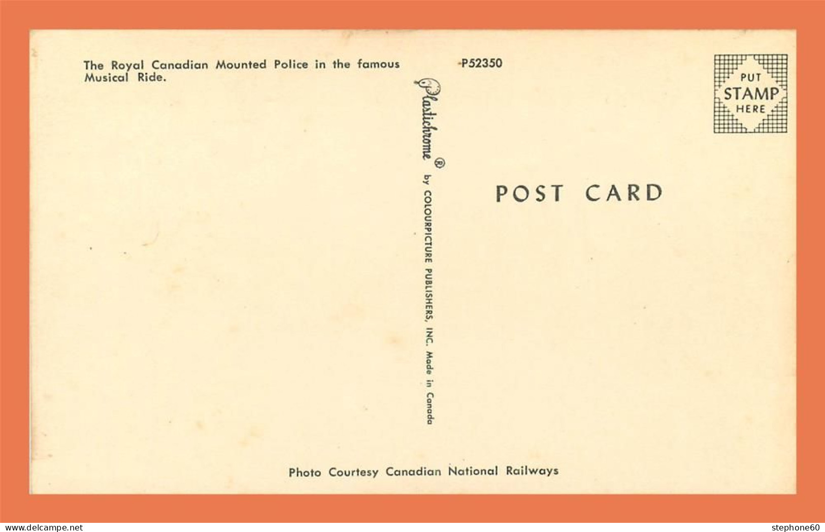 A705 / 561 Royal Canadian Mounted Police - Postales Modernas