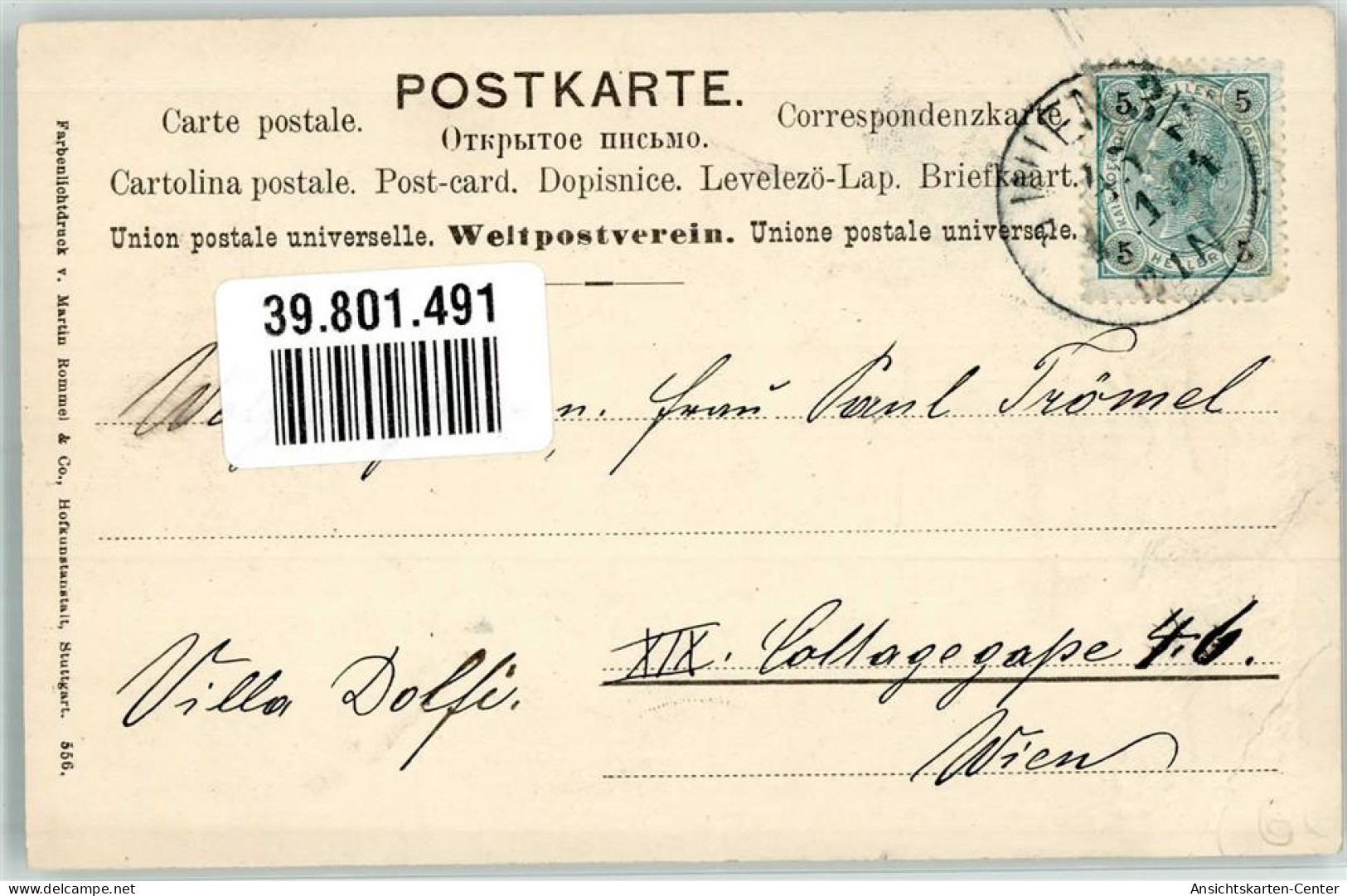 39801491 - Kleeblaetter Hummeln Verlag Rommel Nr.556 - Anno Nuovo