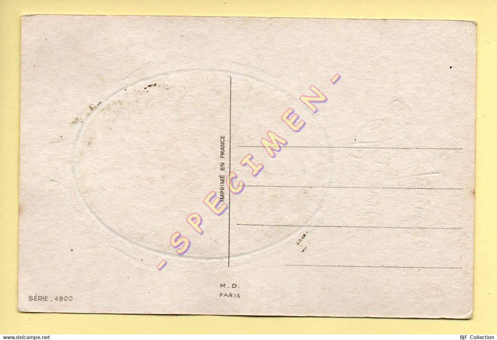 Bonne Année : Paysage / Cerfs (voir Scan Recto/verso) - Nieuwjaar