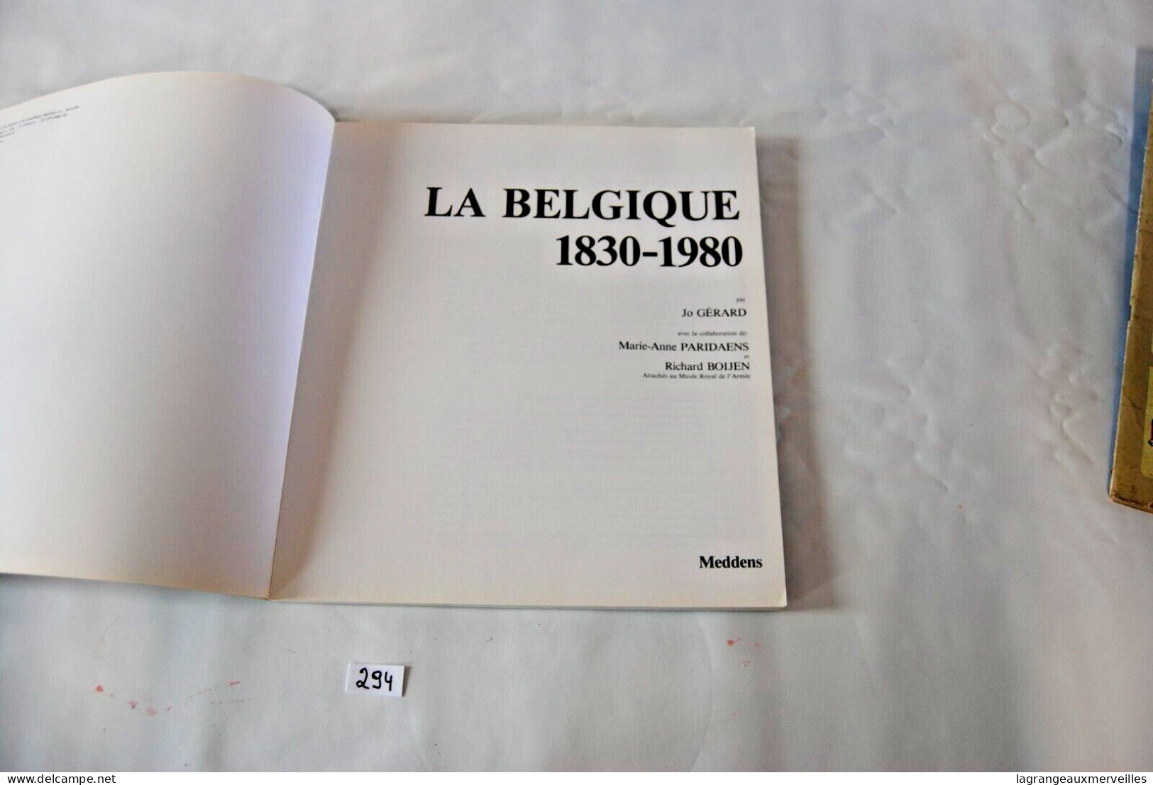 C294 Ouvrage - La Belgique 1830 1980 - Geschiedenis