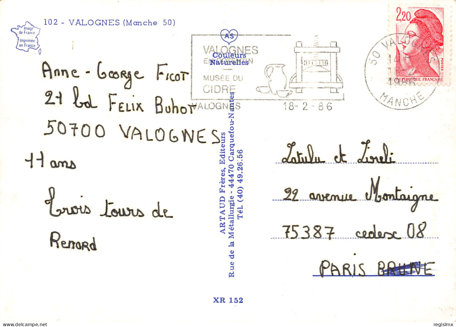 50-VALOGNES-N°3401-B/0245 - Valognes