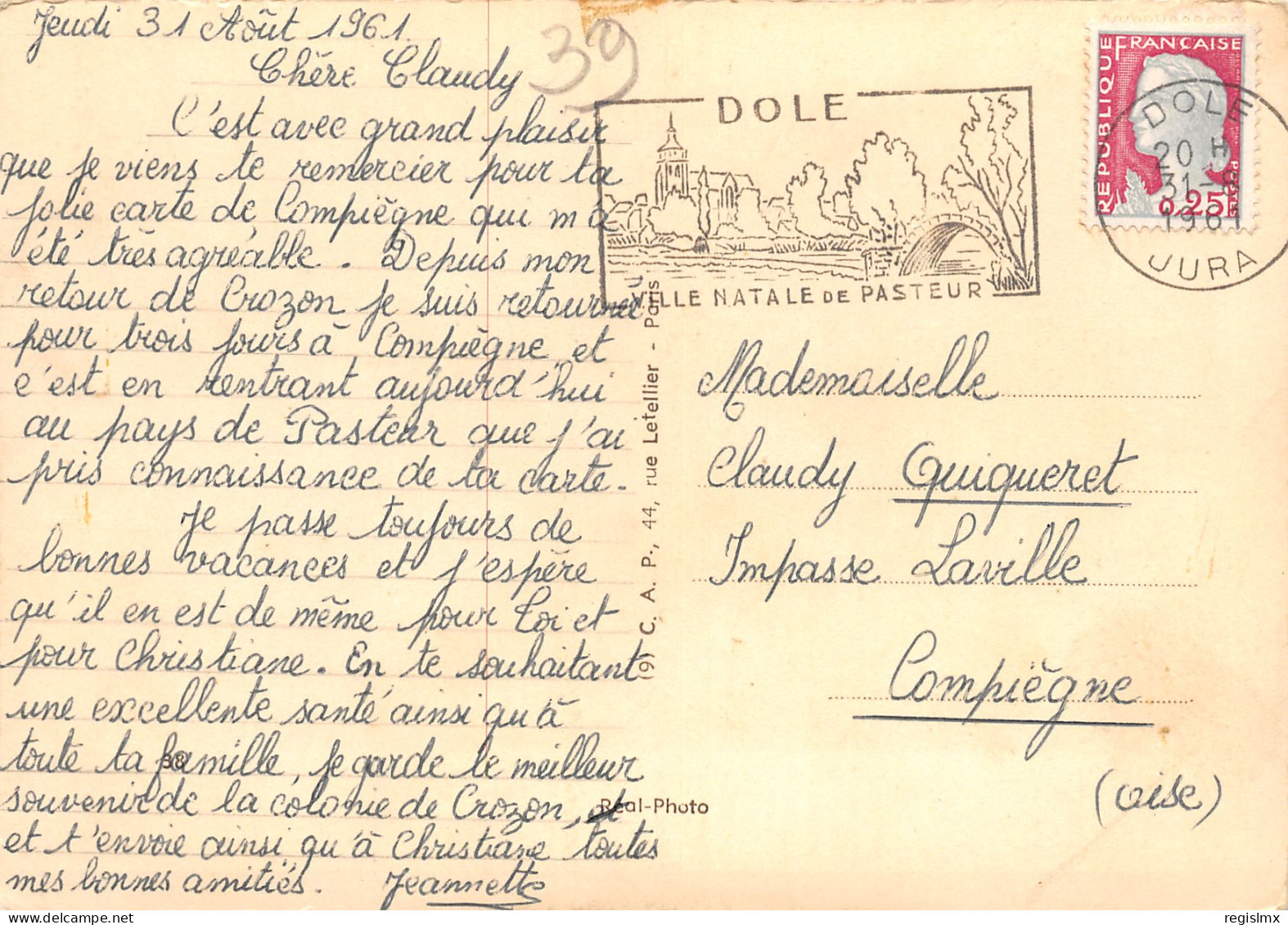 39-DOLE-N°3404-B/0375 - Dole