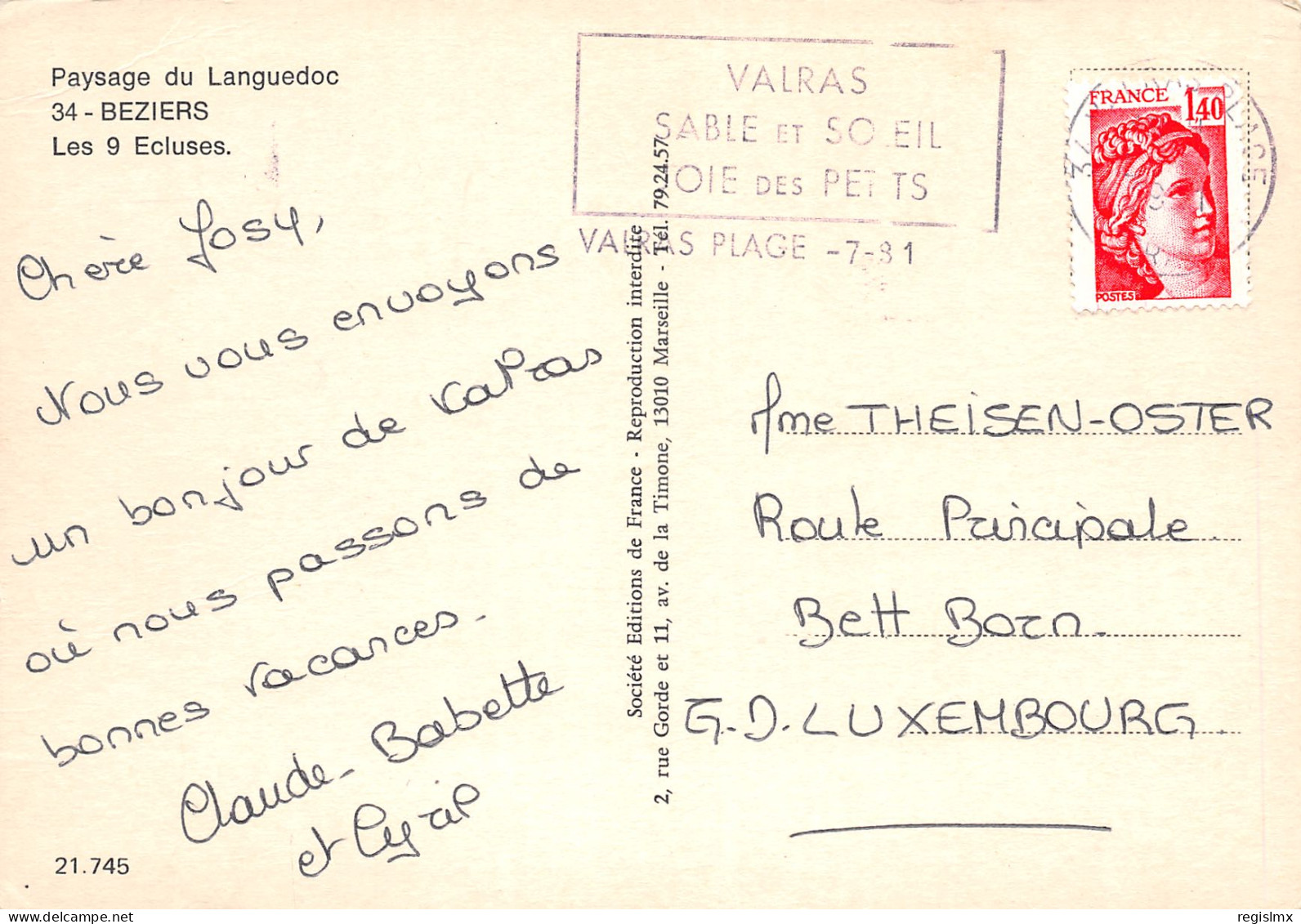 34-BEZIERS-N°3410-B/0033 - Beziers