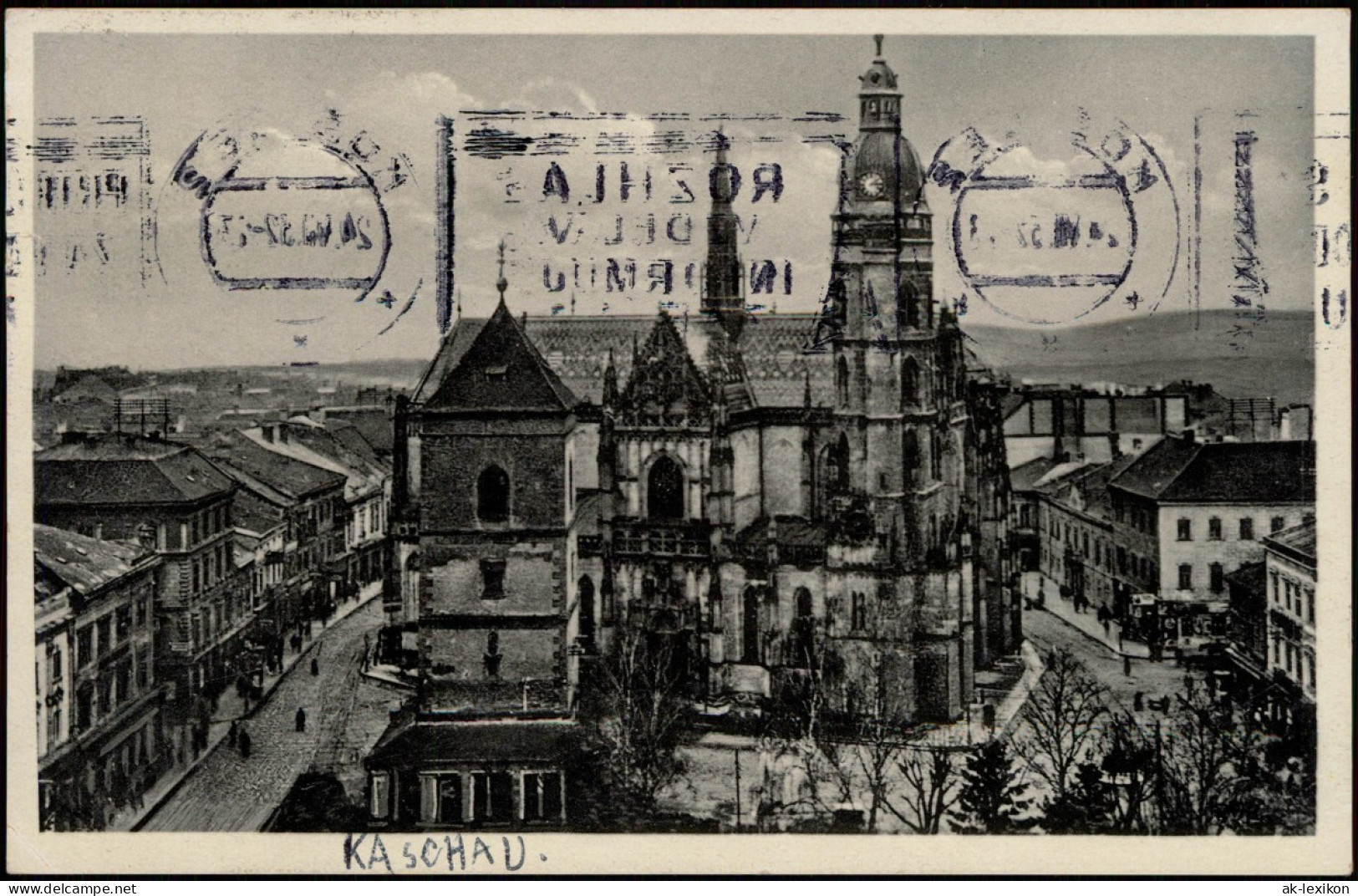 Postcard Kaschau Košice (Kassa) Stadtblick 1932 - Slovakia