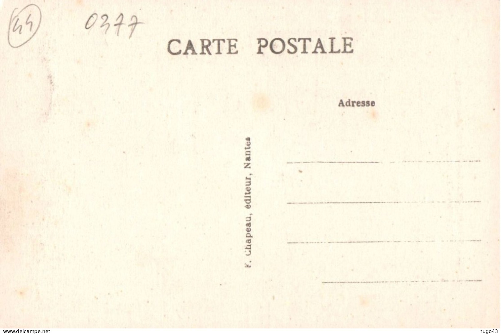 (RECTO / VERSO) EN BRETAGNE VERS 1840 - UN CABARET AUX ENVIRONS DE CHATEAUBRIANT - FOLKLORE - CPA - Châteaubriant