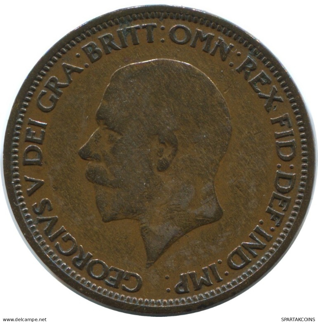 HALF PENNY 1936 UK GRANDE-BRETAGNE GREAT BRITAIN Pièce #AG811.1.F.A - C. 1/2 Penny