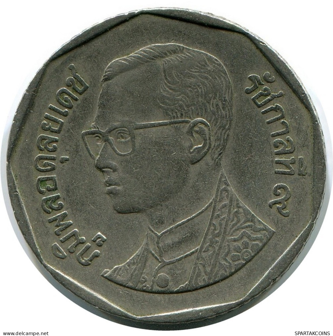 5 BAHT 2009 THAILAND Coin #AR213.U.A - Thailand