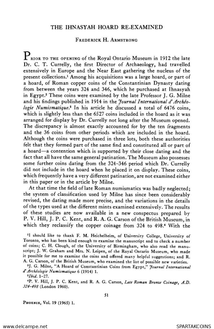 CONSTANS MINTED IN THESSALONICA FOUND IN IHNASYAH HOARD EGYPT #ANC11886.14.U.A - The Christian Empire (307 AD Tot 363 AD)