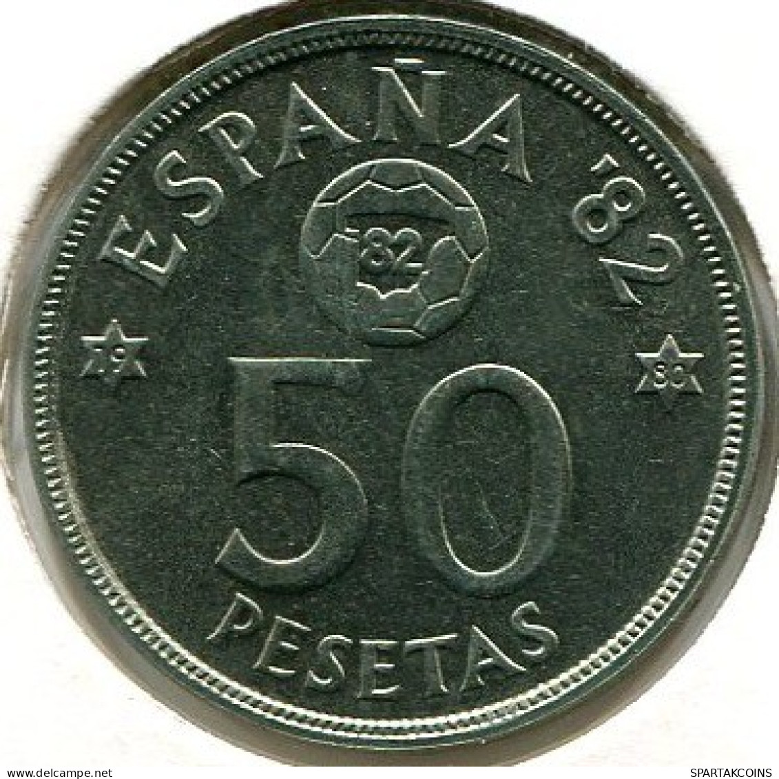 50 PESETAS 1980 *82 FIFA SPANIEN SPAIN #W10557.2.D.A - 50 Pesetas