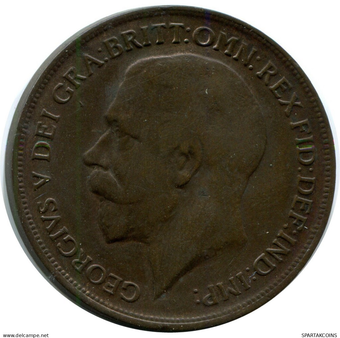 PENNY 1917 UK GROßBRITANNIEN GREAT BRITAIN Münze #AZ808.D.A - D. 1 Penny