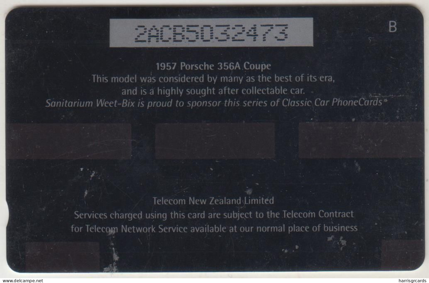 NEW ZEALAND - 1957 Porsche 365A Coupe, 5$, Tirage 23.000, Used - Neuseeland