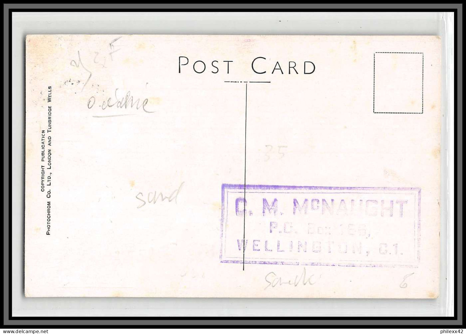 56968 N°274 Cathedrale St Paul London 1949 New Zelande Nouvelle Zélande Carte Maximum (card) Photochrom Church - Cartas & Documentos