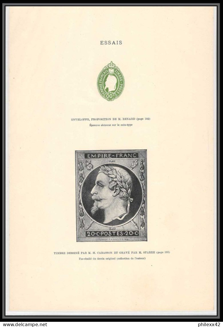 6026/ France Lettre (cover) Proposition Renard Essai Napoleon Gravé Par Sparre TTB - 1921-1960: Période Moderne