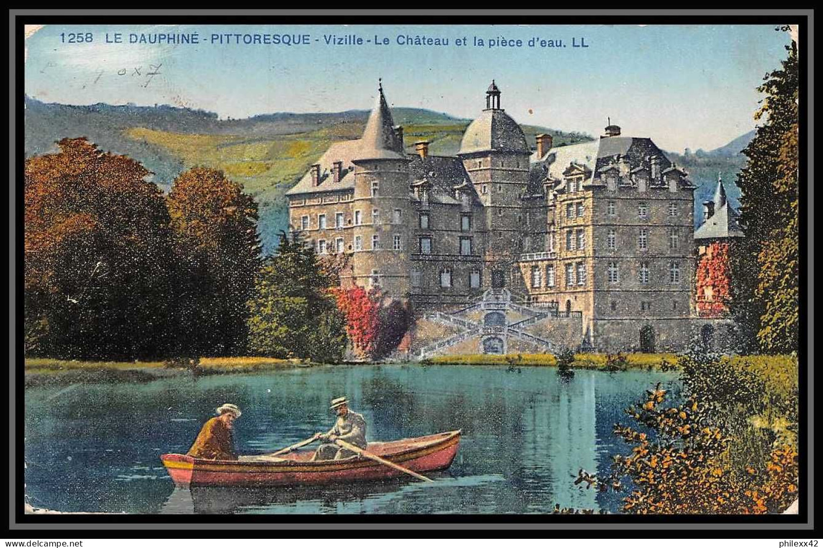 6737 237 Semeuse France Carte Postale (postcard) Chateau De Vizille 1928 - 1921-1960: Modern Period